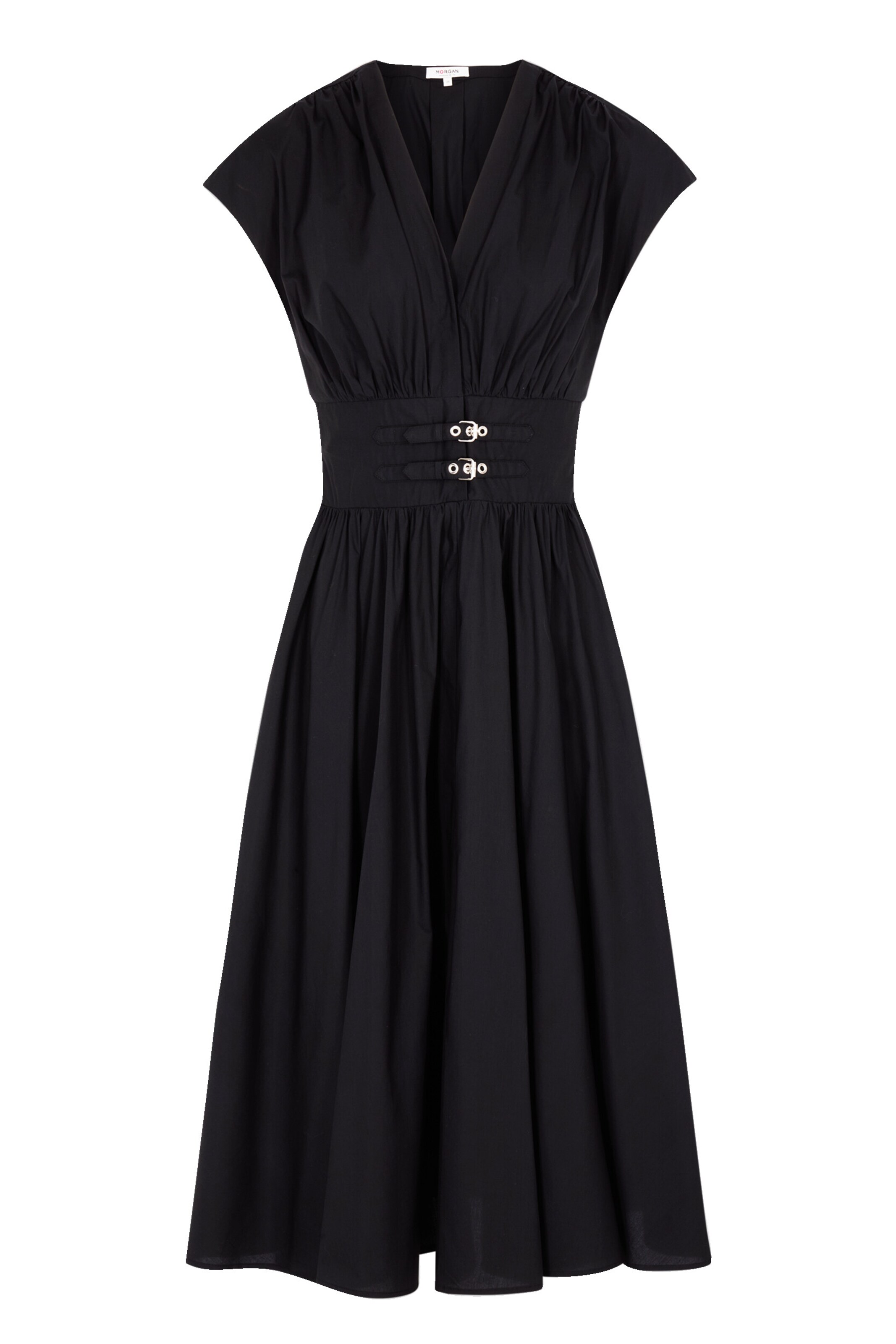 Morgan Dress '262-RPRETTY' in Black: front