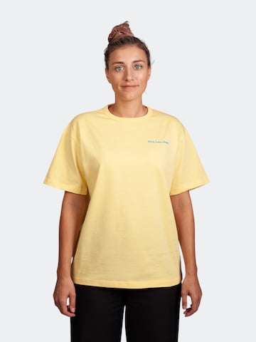 DillySocks Shirt 'Dilly Lazy Days' in Geel
