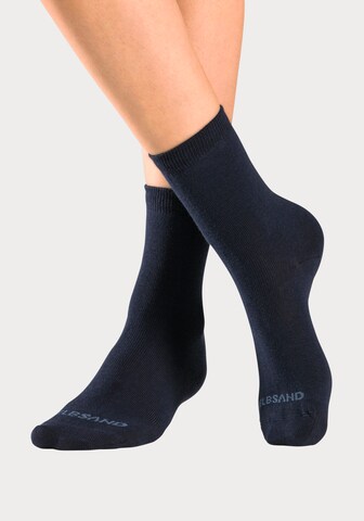 Elbsand Socks in Blue: front