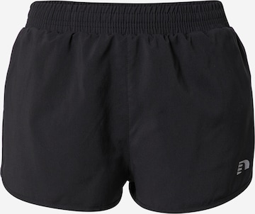 Regular Pantaloni sport de la Newline pe negru: față