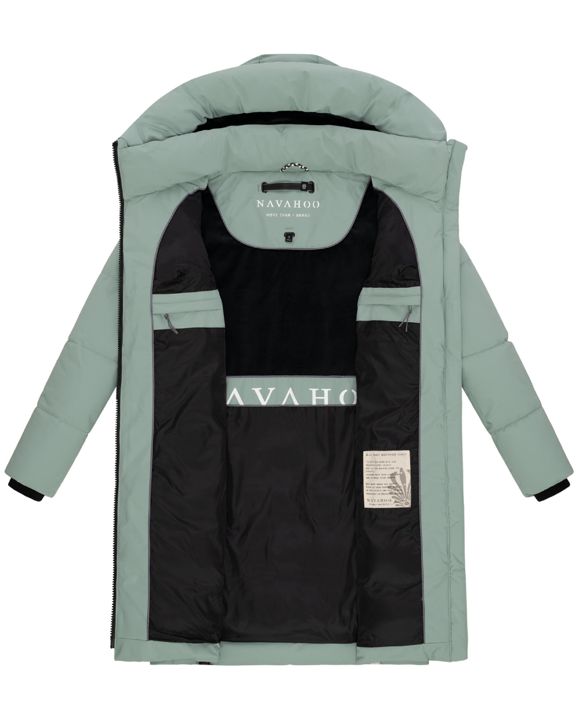 NAVAHOO Зимнее пальто 'Mondnebel XIV' в Зеленый