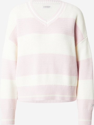 GUESS JEANS Pullover in Lila: Vorderseite