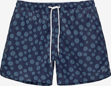 Pull&Bear Board Shorts in Blue: front