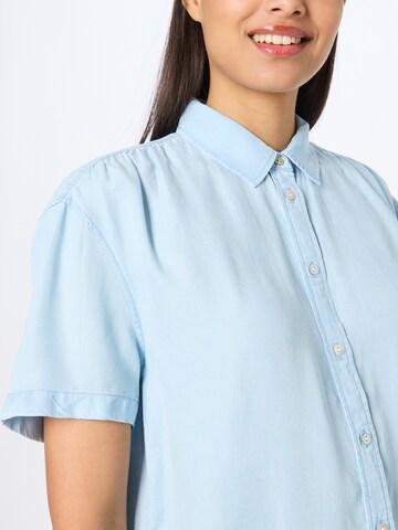 TOM TAILOR Blouse in Blue