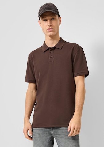 QS Poloshirt in Braun: Vorderseite