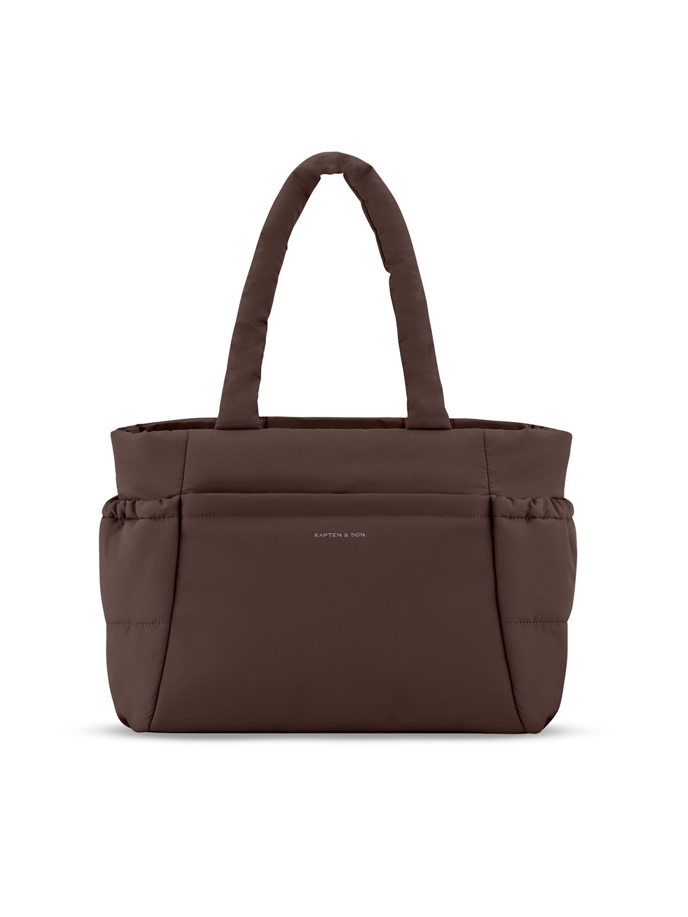 Kapten & Son Shopper 'Hellvi Cloud Medium'‌‌‌ in Braun: Vorderseite