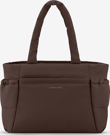 Kapten & Son Shopper 'Hellvi Cloud Medium' in Brown: front