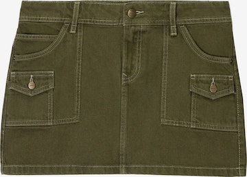 BershkaSuknja - zelena boja: prednji dio