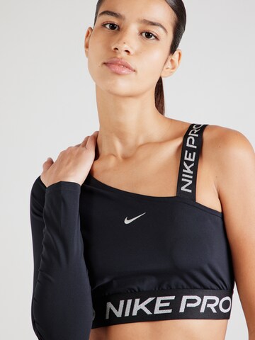 Maglia funzionale 'Pro Shine' di NIKE in nero