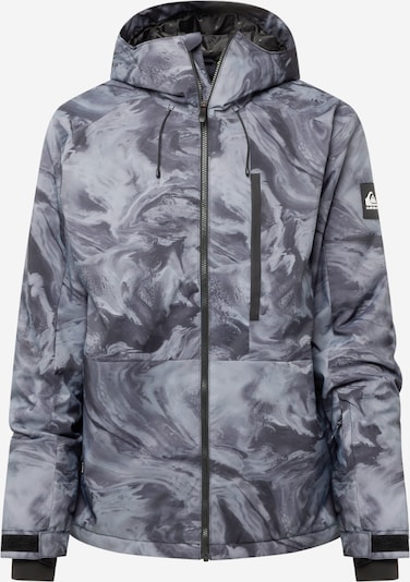 QUIKSILVER Outdoor jakna 'MISSION' u siva / crna, Pregled proizvoda