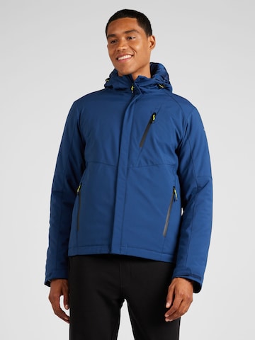 ICEPEAK Outdoorjas 'BARAGA' in Blauw: voorkant