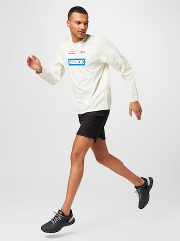 Reebok Sport Sportshirt 'Graphene' in Weiß
