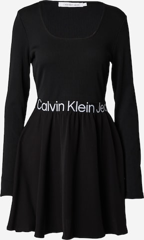 Robe Calvin Klein Jeans en noir : devant