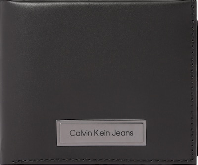 Piniginė iš Calvin Klein Jeans, spalva – sidabro pilka / juoda, Prekių apžvalga