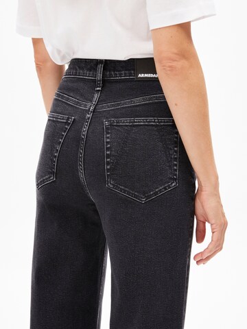 ARMEDANGELS Wide Leg Jeans 'MURLIAA' in Schwarz
