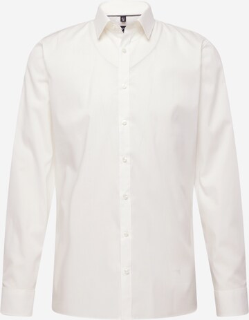 Slim fit Camicia business 'No. 6' di OLYMP in bianco: frontale