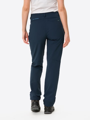 VAUDE Regular Outdoor Pants 'Strathcona II' in Blue