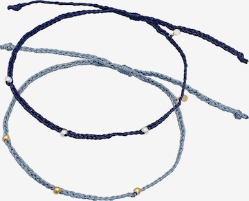 ELLI Fußschmuck 'Boho' in Blau