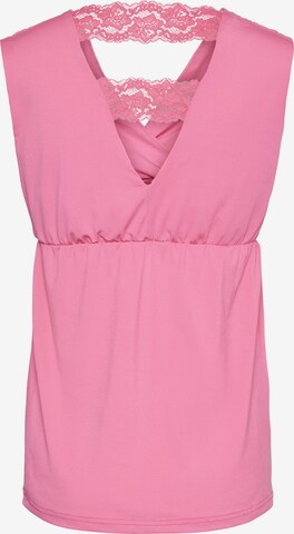 MAMALICIOUS Bluse 'Zorina Tess' in Pink