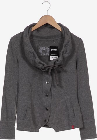 ESPRIT Sweatshirt & Zip-Up Hoodie in S in Grey: front