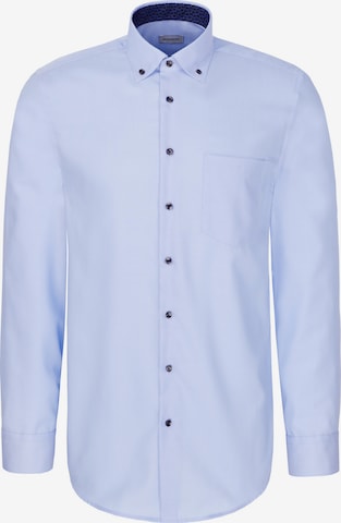 SEIDENSTICKER Regular fit Zakelijk overhemd in Blauw: voorkant