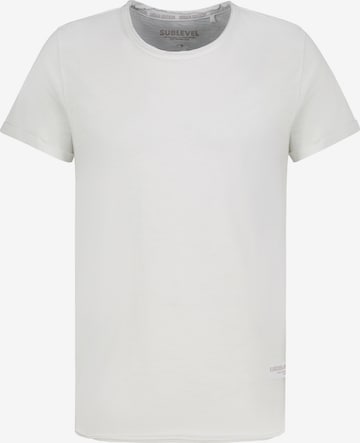 Sublevel Shirt in Weiß: Vorderseite