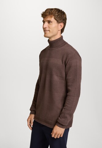 Kronstadt Sweater 'Fisker' in Brown