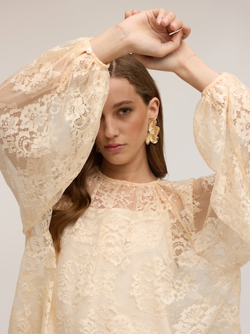 MOTIVI Bluse‌‌‌‌‌‌‌‌‌ in Beige
