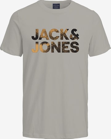 JACK & JONES T-Shirt 'Distressed' in Grau: Vorderseite