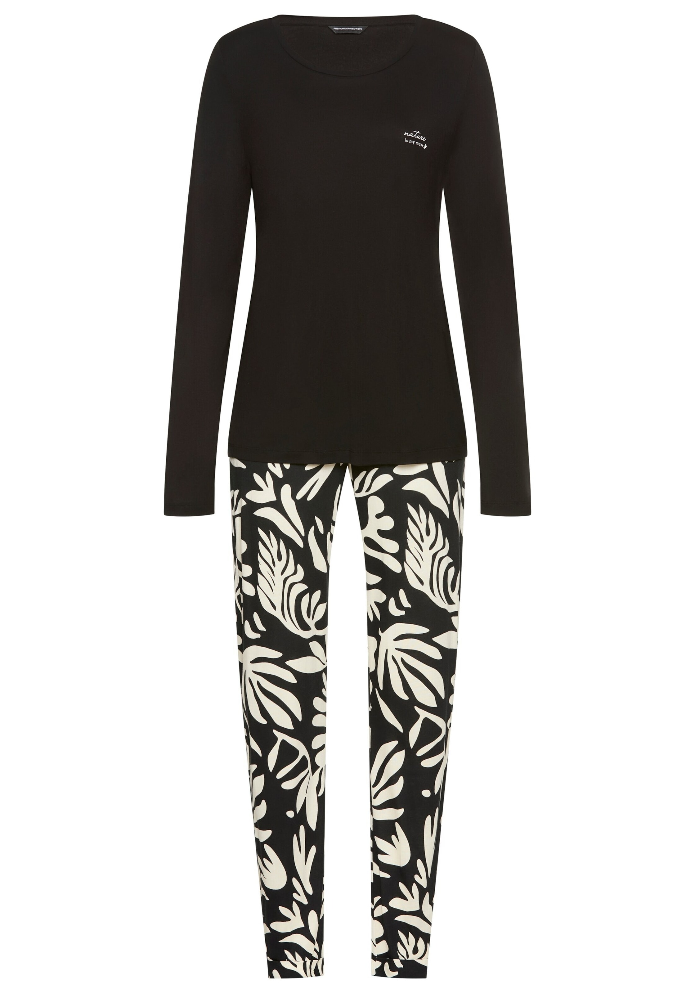 Pigiama di FRENCH CONNECTION in nero: frontale