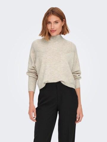 Pull-over ONLY en gris : devant