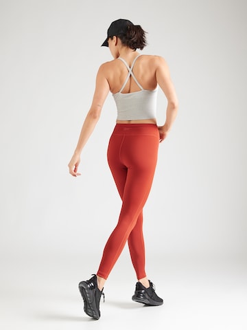 Reebok Skinny Sporthose 'LUX' in Rot