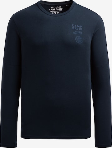 CAMP DAVID Paita värissä sininen: etupuoli