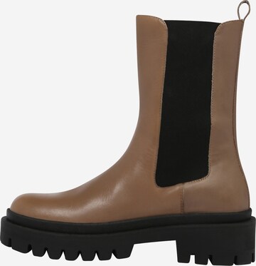 LeGer by Lena Gercke - Botas chelsea 'Sydney' em bege: lateral