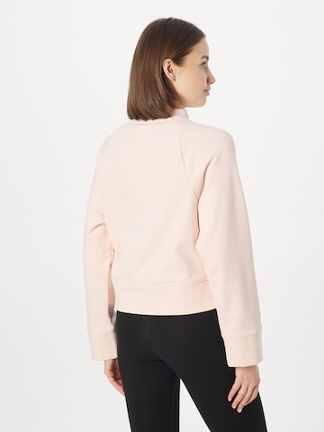 On Sweatshirt in Roze