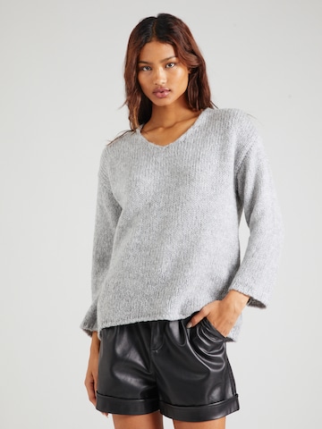 Pull-over MORE & MORE en gris : devant