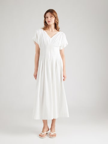 VERO MODA Рокля 'VMELENA' в бяло: отпред