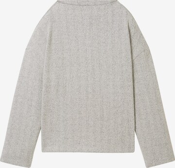 TOM TAILOR Sweatshirt i vit: framsida