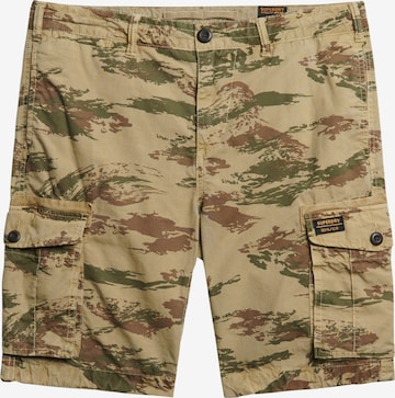 Superdry Cargobroek in Groen: voorkant