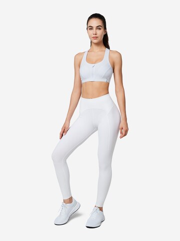 Yvette Sports Bustier Biustonosz sportowy w kolorze biały