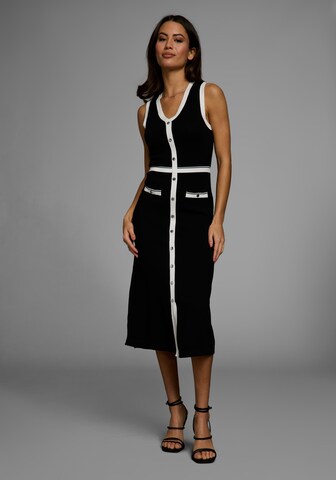 HECHTER PARIS Kleid in Schwarz: Vorderseite