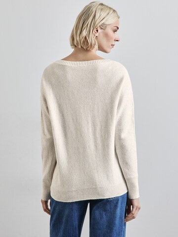 STREET ONE Sweater 'Dolman' in Beige