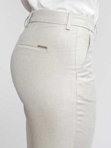 Slimfit Pantaloni per costume tradizionale 'Elena 8685' di W. Wegener in beige