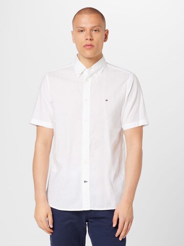 TOMMY HILFIGER Regular fit Button Up Shirt in White: front