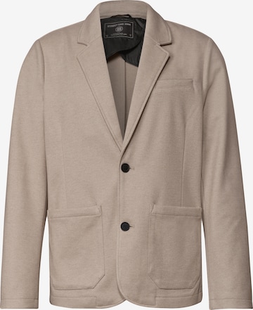 Street One MEN Sakko in Unifarbe mit Taschen in Beige: Vorderseite