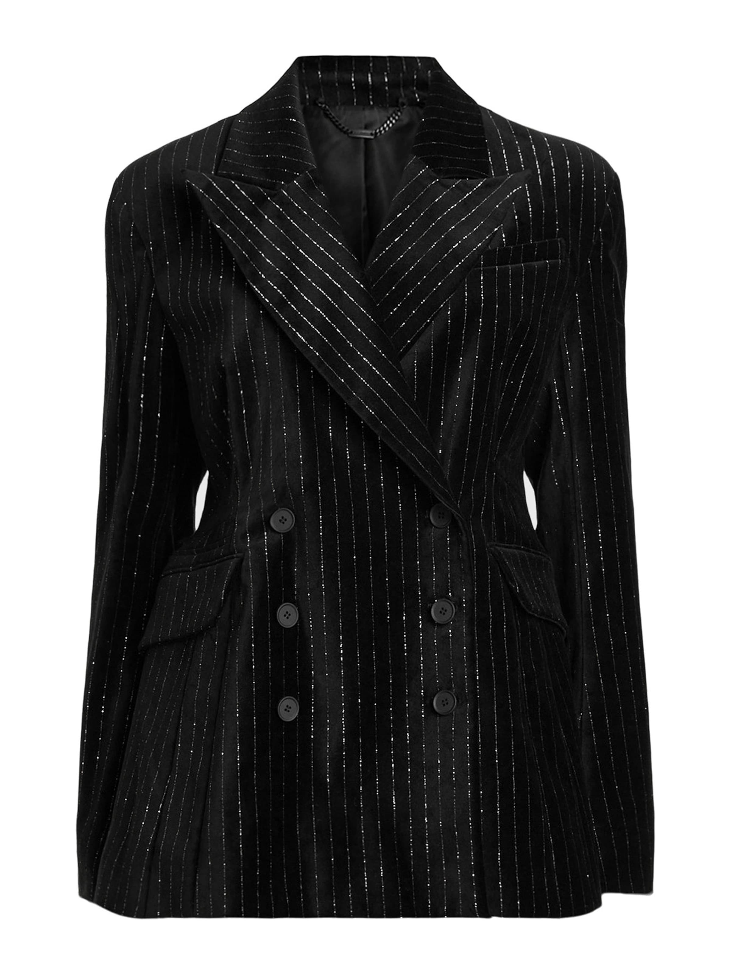 AllSaints Μπλέιζερ 'SEVENH' σε μαύρο: μπροστά