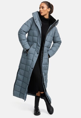 NAVAHOO Winter coat 'Das Teil XIV' in Blue: front