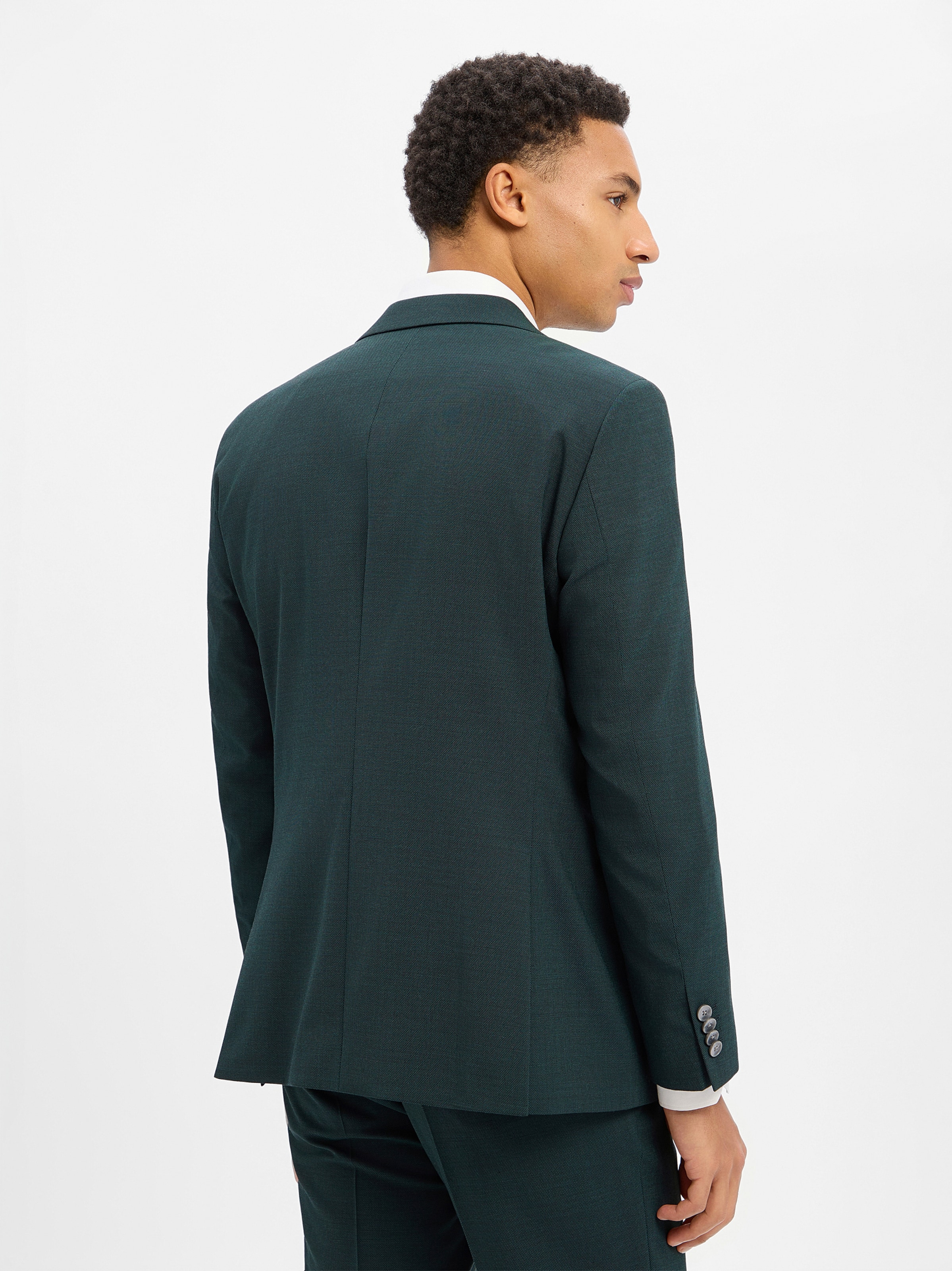 BOSS Regular Fit Sakko 'Jasper' in Grün