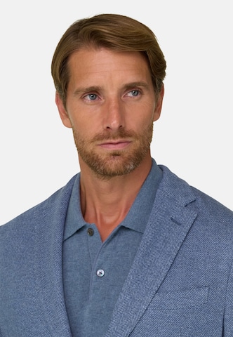 Coupe regular Veste de costume Boggi Milano en bleu : devant