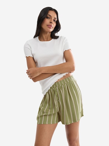 TRIUMPH Pajama pants ' Red Label Mix & Matchs ' in Green